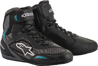 Zdjęcie produktu dla Alpinestars Stella Faster 3 Rideknit damskie buty motocyklowe, czarny/biały/niebieski, 41