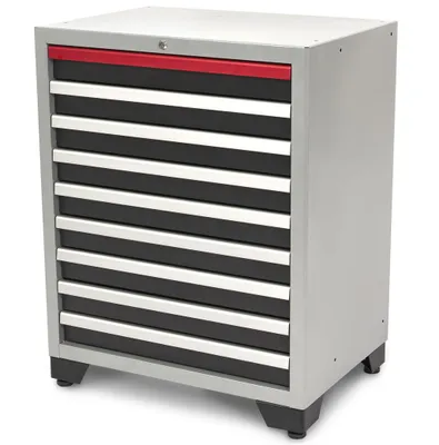 Produktbild von HBM Deluxe-Werkzeugschrank mit 9 Schubladen für Werkstattausrüstung