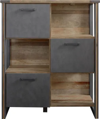 Produktbild von trendteam Wohnen Regal Prime Old Wood NB 113 x 136 x 42 cm