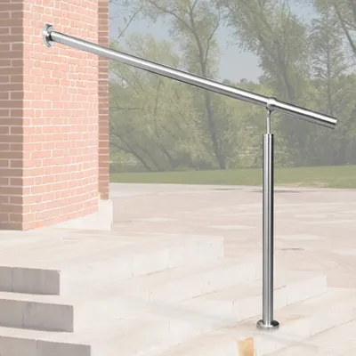 Zdjęcie produktu dla Jiubiaz balustrada wejściowa poręcze i poręcze 80cm poręcz ze stali nierdzewnej poręcz ścienna poręcz schodowa schody zewnętrzne schody wewnętrzne