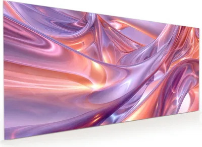 Produktbild von Küchenrückwand Spritzschutz Glas mit Motiv Abstrakte Wellen 40 x 40 cm