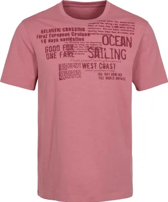 Produktbild von JOHN DEVIN T-Shirt mit Print rosenholz Größe L