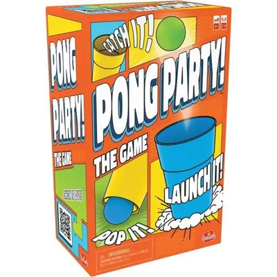 Produktbild von Goliath Pong Party, Gesellschaftsspiel für Kinder ab 8 Jahren, Partyspiel für 2 bis 4 Spieler