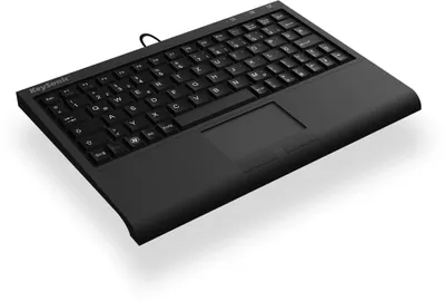 Obrázok produktu pre KeySonic ACK-3410 (UK), Tenkeyless (80 – 87 %), Kábel, USB, Membránový spínač kláves, QWERTY, Čierna