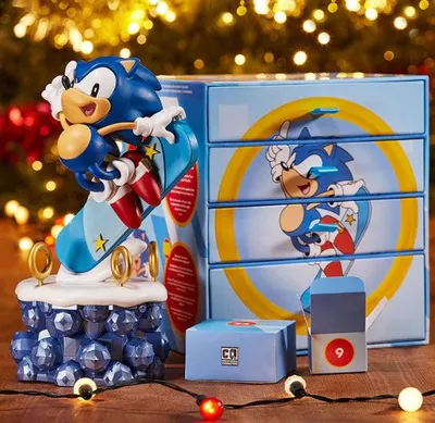 Produktbild von Sonic - The Hedgehog Countdown Character Adventskalender Model Kit Sonic