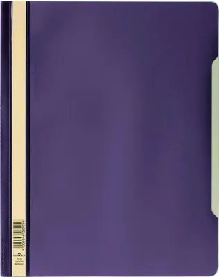 Obrázok produktu pre Odolná priehľadná zložka A4, fialová, 23,9 cm, 31,1 cm