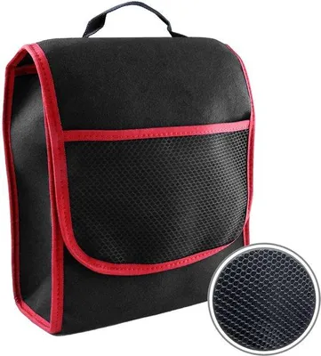 Immagine prodotto di Borsa portaoggetti Organizer Borsa per auto Borsa per bagagliaio Auto Nero Rosso