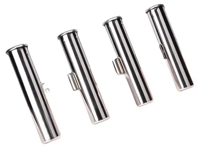 Produktbild von Angelrutenhalter, Edelstahl, Wandmontage-Design, Silber