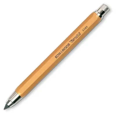 Image de Crayon à mine Porte-mine en métal « Versatil » pour mines de 5,6 x 120 mm - OR - avec taille-mine