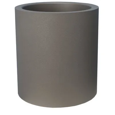 Produktbild von Riviera Pflanzgefäß Granit Grau Rund Durchmesser 40 cm Doppelwandbehälter