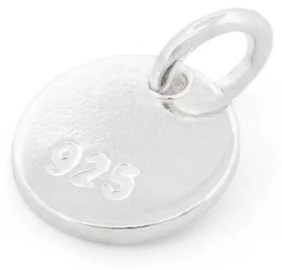 Produktbild von Vintageparts Anhänger Tag 925 Silber rund 6,6mm