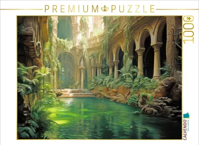 Produktbild von CALVENDO Puzzle Ruinen der versunkenen Zivilisationen | 1000 Teile Lege-Größe 64x48cm Foto-Puzzle für glückliche Stunden
