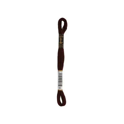 Immagine prodotto di Filo da ricamo Anchor 4635000-00381 marrone scuro, 100 % cotone