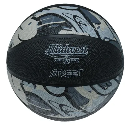 Productafbeelding van Midwest Street Basketball - Zwart/Grijs - Maat 6