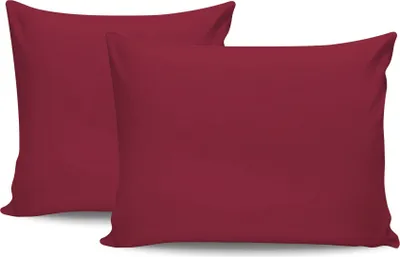 Produktbild von L'Essentiel Linge de Maison, Tonne Rosse - 90, Kissenbezug-Set (2 Stück) (FR), 100 % BAUMWOLLE RANFORCE, Staubige Rose,  60 x 60 cm