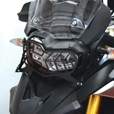 Produktbild von ISOTTA schwarze Scheinwerferabdeckung mit Gitter für BMW F 850 GS