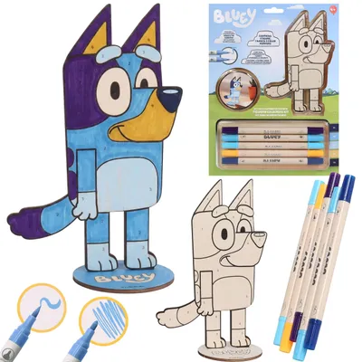 Produktbild von Bluey Malen nach Zahlen, Kreativset für Kinder, Mal-Set