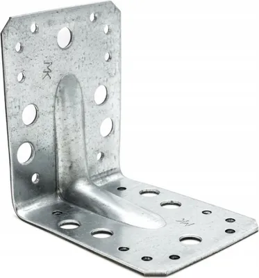 Produktbild von BKshop | Winkelverbinder KP 13 - 100x100x80x2,5mm - verzinkter Stahl - stabil und korrosionsbeständig