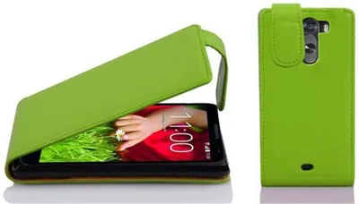 Obrázek produktu pro Cadorabo Ochranné pouzdro pro LG G2 MINI Case in Green Flip Case Cover Leatherette