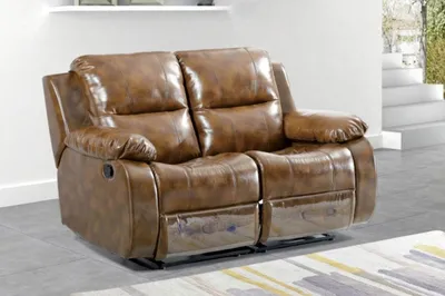 Produktbild von Couchen Braun Sofa 2 Sitzer Massagesessel Zweisitzer Relax Neu