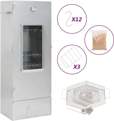 Produktbild von Räucherofen mit Kaltrauchgenerator Verzinkter Stahl