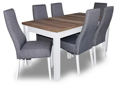 Immagine prodotto di Set da pranzo Tavolo da pranzo 6 x sedie Set da pranzo Gruppo da pranzo 7 pezzi