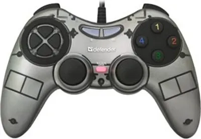 Image de Defender Zoom Gamepad, 10 boutons, USB, gris, vibrant, Windows XP/VISTA/7/8/10