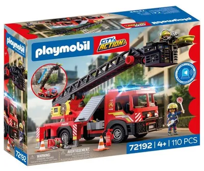 Obrázok produktu pre PLAYMOBIL City Action 72192: Hasičské auto s vysokou plošinou
