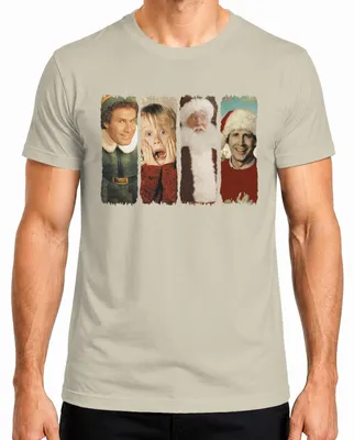 Produktbild von Weihnachtsfilme Boys of Winter Kevin Clark Ugly Christmas Sweater Herren T-Shirt, Natur, XXL