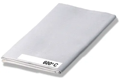 Image de Couverture de soudage Matériau Tissu de verre 1000x1000 mm, jusqu'à 600° C