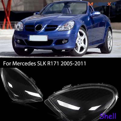 Imagen del producto de Cubierta transparente para faros delanteros – Policarbonato – Compatible con SLK R171 (2005-2011)