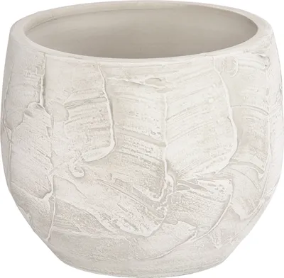 Produktbild von Dehner Übertopf Alessio, Ø 26 cm, Höhe 23 cm, Keramik, creme