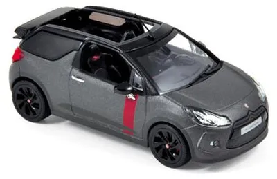 Immagine prodotto di Norev 155295 Citroen DS 3 Cabrio Racing 2015 grigio metallizzato 1:43