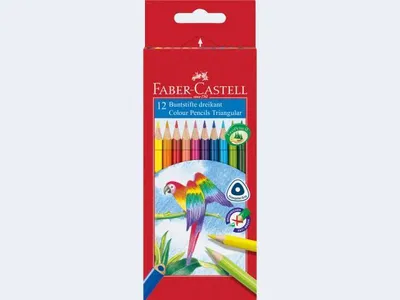 Produktbild von FABER-CASTELL Farbstift (Packung mit 12)