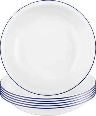 Produktbild von Seltmann Weiden Compact Blaurand Suppenteller 20,2 cm 6er Set