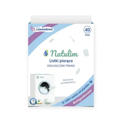 Zdjęcie produktu dla Natulim, Eko listki do prania, Lawendowe, 40 szt