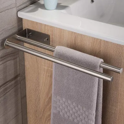 Obrázek produktu pro Dvouramenný sušák na prádlo z nerezové oceli pro montáž na zeď, 40 cm