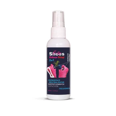 Zdjęcie produktu dla Neutralizator Nieprzyjemnych Zapachów OdourStop do BUTÓW (50 ml)
