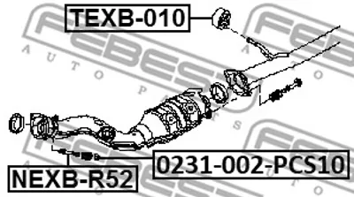 Obrázok produktu pre Febest 0231-002-Pcs10