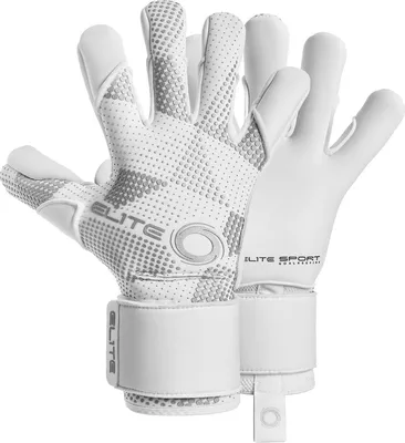 Produktbild von Elite Sport Nobre Torwarthandschuhe - Weiß  | Größe: 7