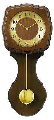 Produktbild von AMS 5162/1 Funk-Pendeluhr, Westminster, Nussbaum, Mineralglas
