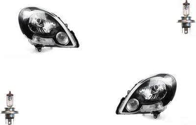 Produktbild von Scheinwerfer passend für Renault Kangoo FW0 KW0 08-13 mit H4 Set Li. Re. 7701071596 260600590R 7701071595 260107043R Johns