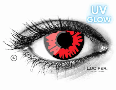 Zdjęcie produktu dla Kolorowe soczewki kontaktowe Lucifer® Glow Volturi - 2 sztuki (1 para), bez recepty