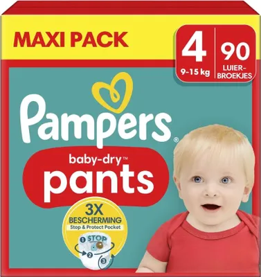 Obrázok produktu pre Pampers – Plienky – Plienky pre bábätká Veľkosť 4 – 90 plienok – 1 kus