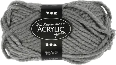 Obrázek produktu pro Creativ Company 421868, Kreativní tvoření, Šedá, Akrylový, 35 m, 50 g