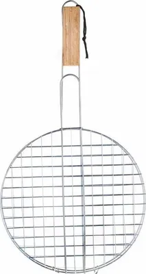 Produktbild von GLÜCKLICHES GRÜN Gitter Grill rund Grillen 30 cm
