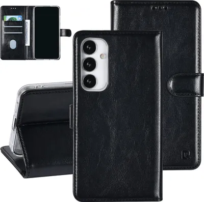Produktbild von UNIQ Accessory Galaxy S23 FE Book Case hoesje Pasjeshouder - Black
