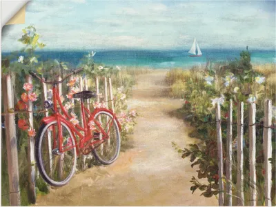 Produktbild von ARTland Wandbild, selbstklebend Sommerfahrt Größe: 60x45 cm