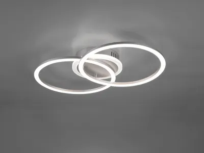 Produktbild von Reality LED Deckenleuchte VENIDA titanfarbig, Acryl weiß