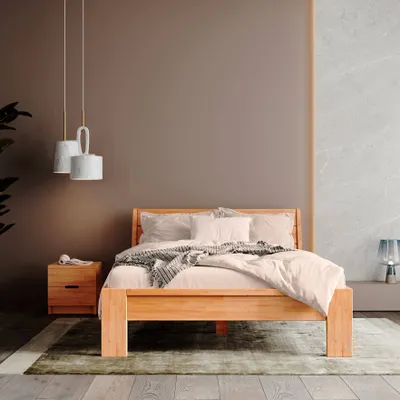 Produktbild von Krok Wood Massivholzbett Alice in Buche 120 x 200 cm